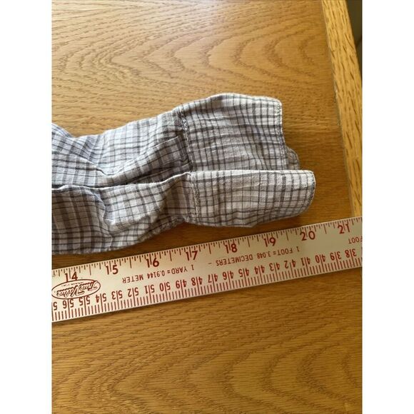 PD&C Mens XL Long Sleeve Button-Up Plaid Shirt Multicolor Cotton Casual - Picture 5 of 5